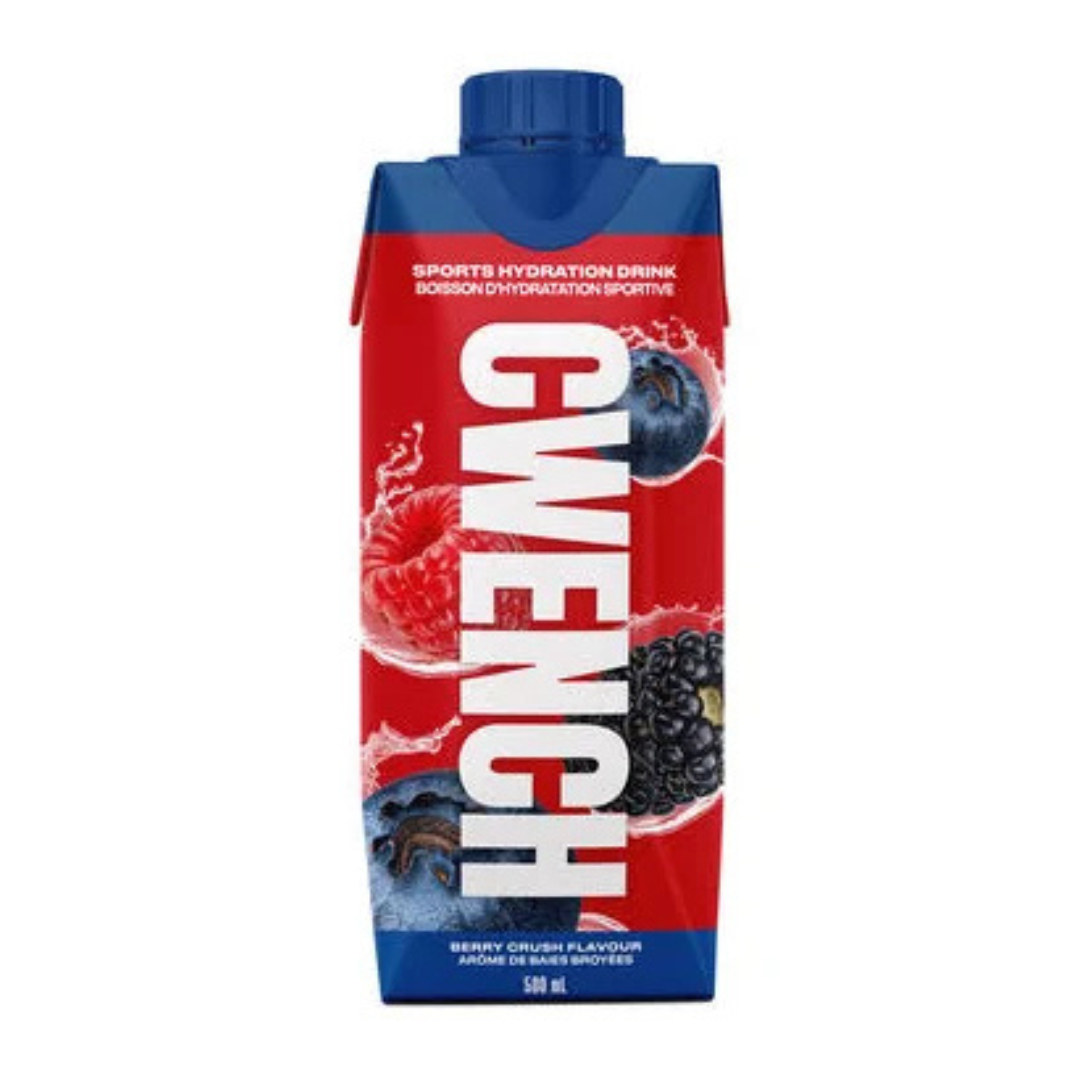 CWENCH – Berry Crush Zero-Sugar Hydration Drink (500 mL)