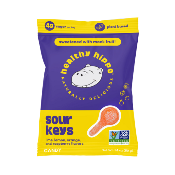 Healthy Hippo – Sour Keys (50 g Pack)