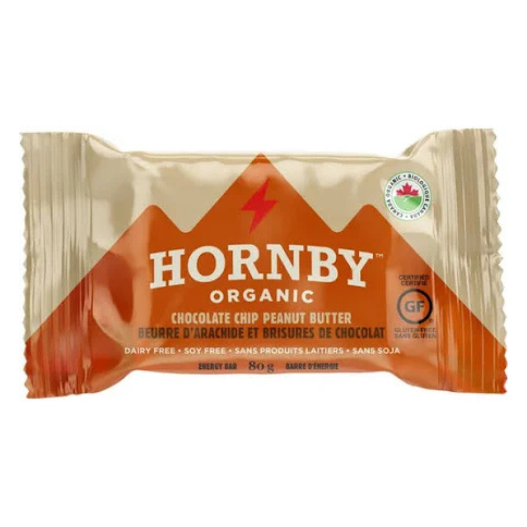 Hornby Organic – Chocolate Chip Peanut Butter Energy Bar (80 g)