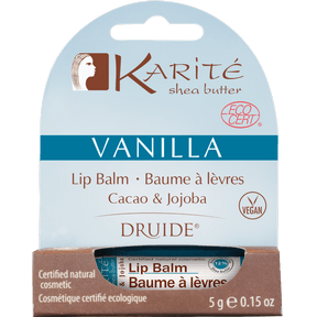 DRUIDE Laboratories Shea Butter & Vanilla Lip Balm 5g - Budelas
