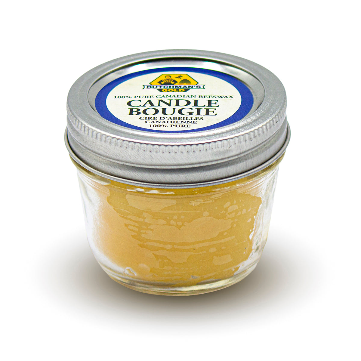 Dutchman's Gold Inc. Beeswax Candles - Mason Jar 6x1ea - Budelas