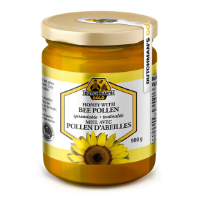 Dutchman's Gold Inc. Honey with Bee Pollen 500g - Budelas