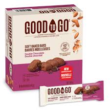 Good to Go, Bars Double Chocolate, 9x40g - Budelas