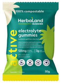 Herbaland Electrolyte Gummies - 12 x 50g - Budelas