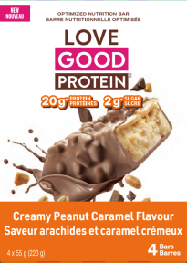 Love Good Foods Peanut Caramel Protein Bar - 4pk - Budelas