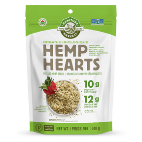 Organic Hemp Hearts - 340g - Budelas