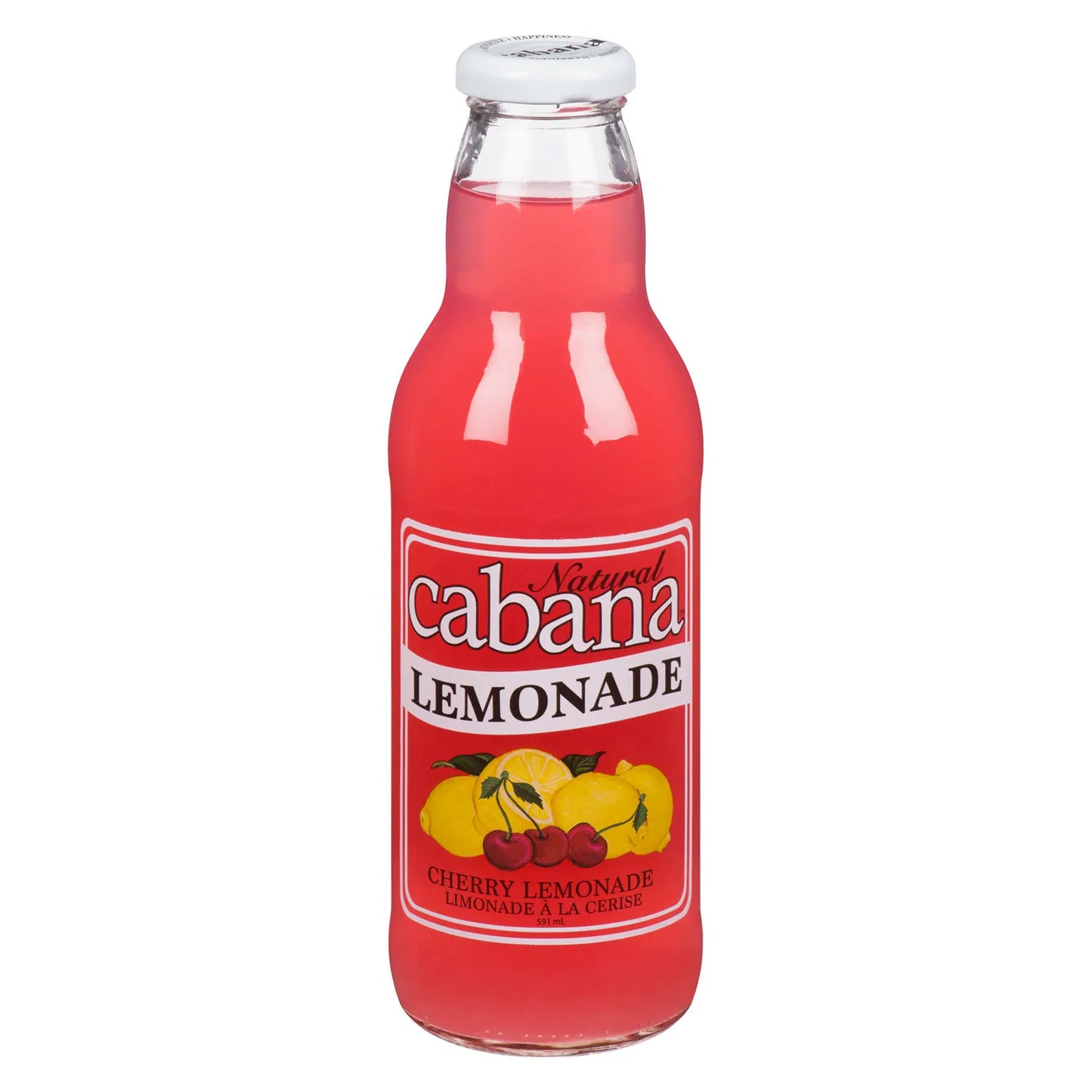Natural Cabana Lemonade Cherry 12 x 591ml - Budelas