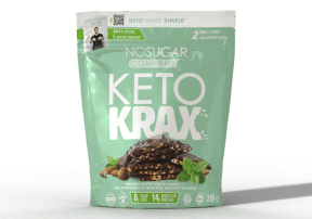 Keto Krax Ch Mint & Almond - 245g - Budelas