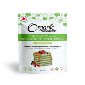 Organic Traditions Pancake And Waffle Mix - Matcha 300g - Budelas