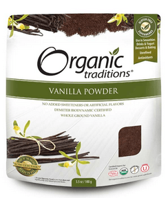 Organic Traditions Vanilla Powder 100g - Budelas