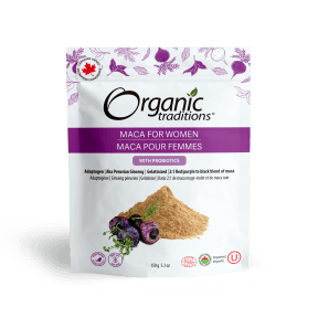 Organic Traditions Maca for Women with Probiotics 150g - Budelas