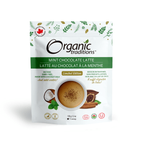 Organic Traditions Mint Chocolate Latte 150g - Budelas