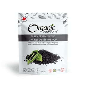 Organic Traditions Black Sesame Seeds 227g - Budelas