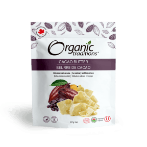 Organic Traditions Cacao Butter 227g - Budelas