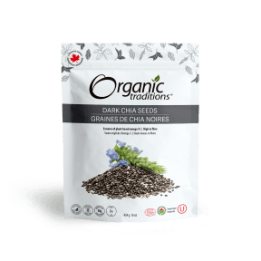 Organic Traditions Chia Seeds Dark Whole 454g - Budelas