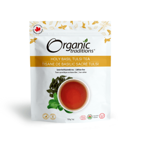 Organic Traditions Holy Basil (Tulsi) Tea Cut 150g - Budelas