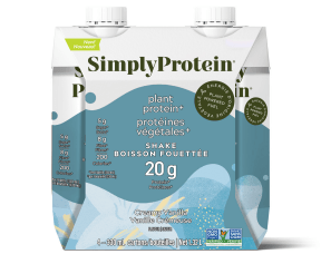 SimplyProtein Creamy Van Plant-Protein Shake 4 x 330ml - Budelas