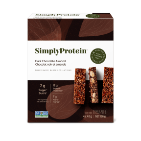 SimplyProtein Dark Chocolate Almond 4pk - Budelas