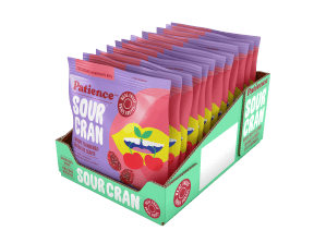 Patience Fruit & Co. SourCran Sour Cherry - 12 x 60g - Budelas