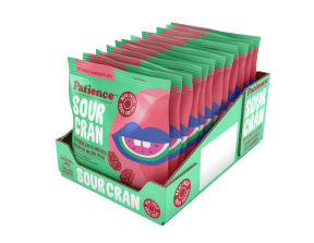 Patience Fruit & Co. SourCran Sour Watermelon - 12 x 60g - Budelas