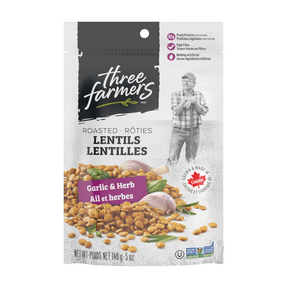 Roasted Lentils - Garlic & Herb - 140g - Budelas