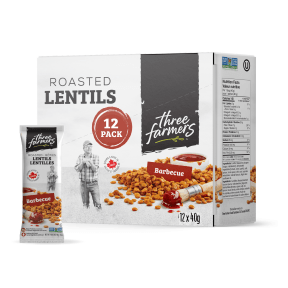 Lentils - BBQ Snack Packs - 12 x 40g - Budelas