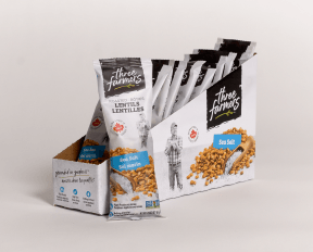 Lentils - Sea Salt Snack Packs -12 x 40g - Budelas