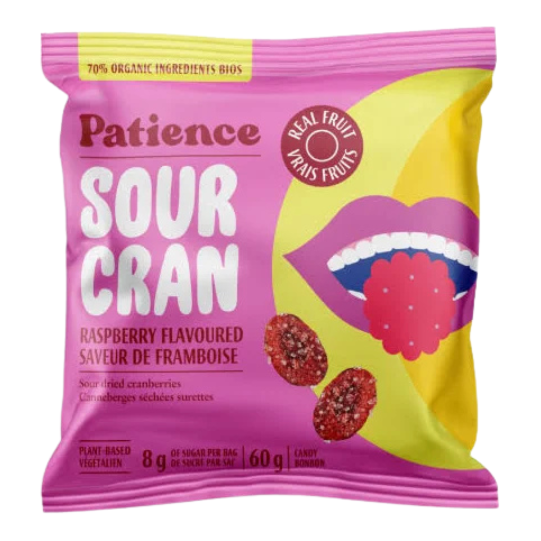Patience Fruit & Co. – Sour Cran-Raspberry Gummies (60 g)