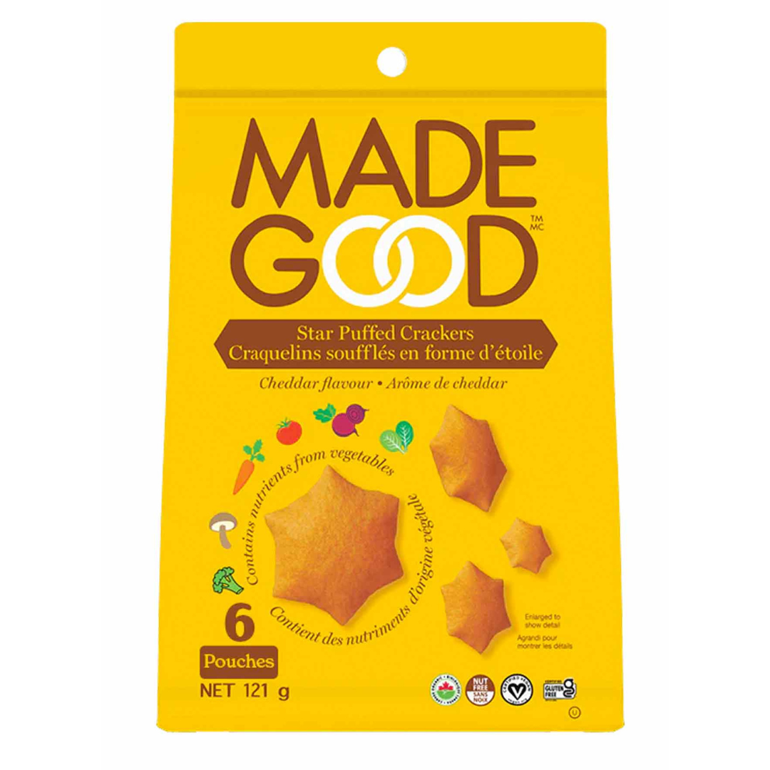 Made Good – Cracker Puff Cheddar (121 g)