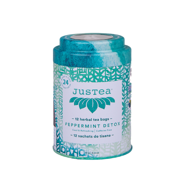 JusTea – Herbal Peppermint Detox (12 Bags)