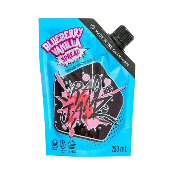 Rad Jamz – Blueberry Vanilla Jam (250 g)