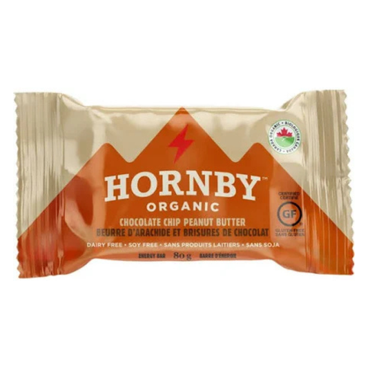 Hornby Organic – Chocolate Chip Peanut Butter Energy Bar (80 g)