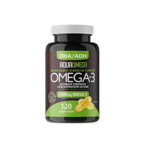 AquaOmega DHA Algae Oil Softgels (120 Softgels) - Budelas