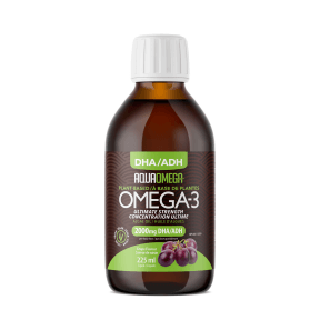 AquaOmega DHA Algae Oil (Grape) - 225ml - Budelas