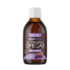 AquaOmega High DHA 5X (Grape) - 225ml - Budelas