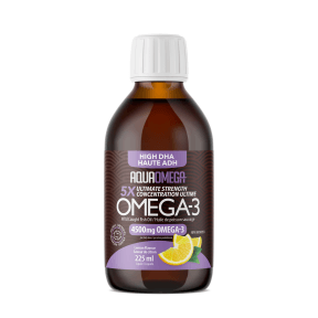 AquaOmega High DHA 5X (Lemon) - 225ml - Budelas