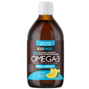 AquaOmega 5X Ultimate Strength EPA (Lemon) - 450ml - Budelas