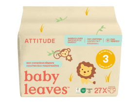 Attitude Baby Diapers Sizes 3 (6-10kg) - Budelas