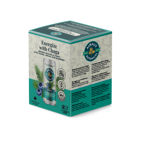 Auralis Botanical Chaga (Lively) Blueberry & Spruce 4 x 355ml - Budelas