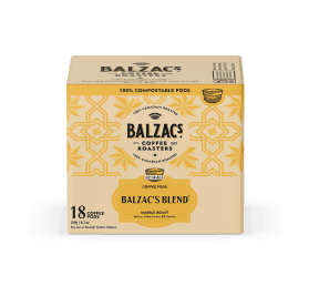 Balzac's Coffee Roasters Balzac's Blend Coffee Pods - Budelas
