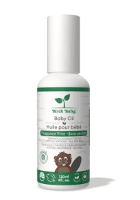 Birch Babe Baby Oil - Fragrance Free - 120ml - Budelas