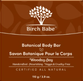 Birch Babe Body Bar - Woodsy Jay - 115g - Budelas