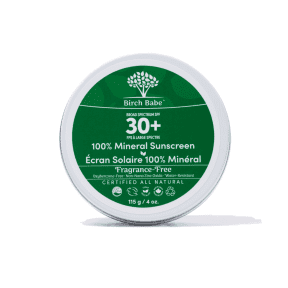 Birch Babe 100% Mineral Sunscreen SPF 30+ - 115g - Budelas