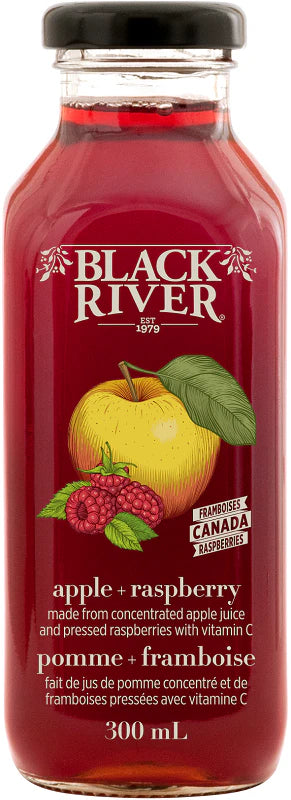 Black River Apple & Raspberry Juice 12x300ml - Budelas