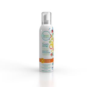 Boo Bamboo Kids 3-in-1 Foam Soap - Orange - 232g - Budelas