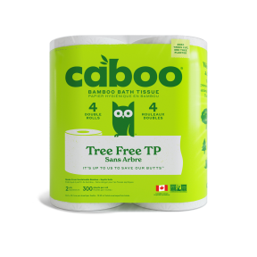 Caboo Tree-Free Bamboo Bath Tissue (4 Rolls) - Budelas