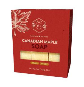 Crate 61 Organics Inc. Canadian Maple Soap - 3pk - Budelas