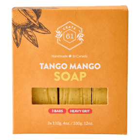 Crate 61 Organics Inc. Tango Mango Bar Soap - 3pk - Budelas