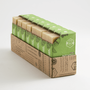 Crate 61 Organics Inc. Patchouli Lime Bar Soap - 8 x 110g - Budelas
