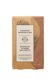 Crate 61 Organics Inc. Unscented Deodorant Bar - 8 x 110g - Budelas